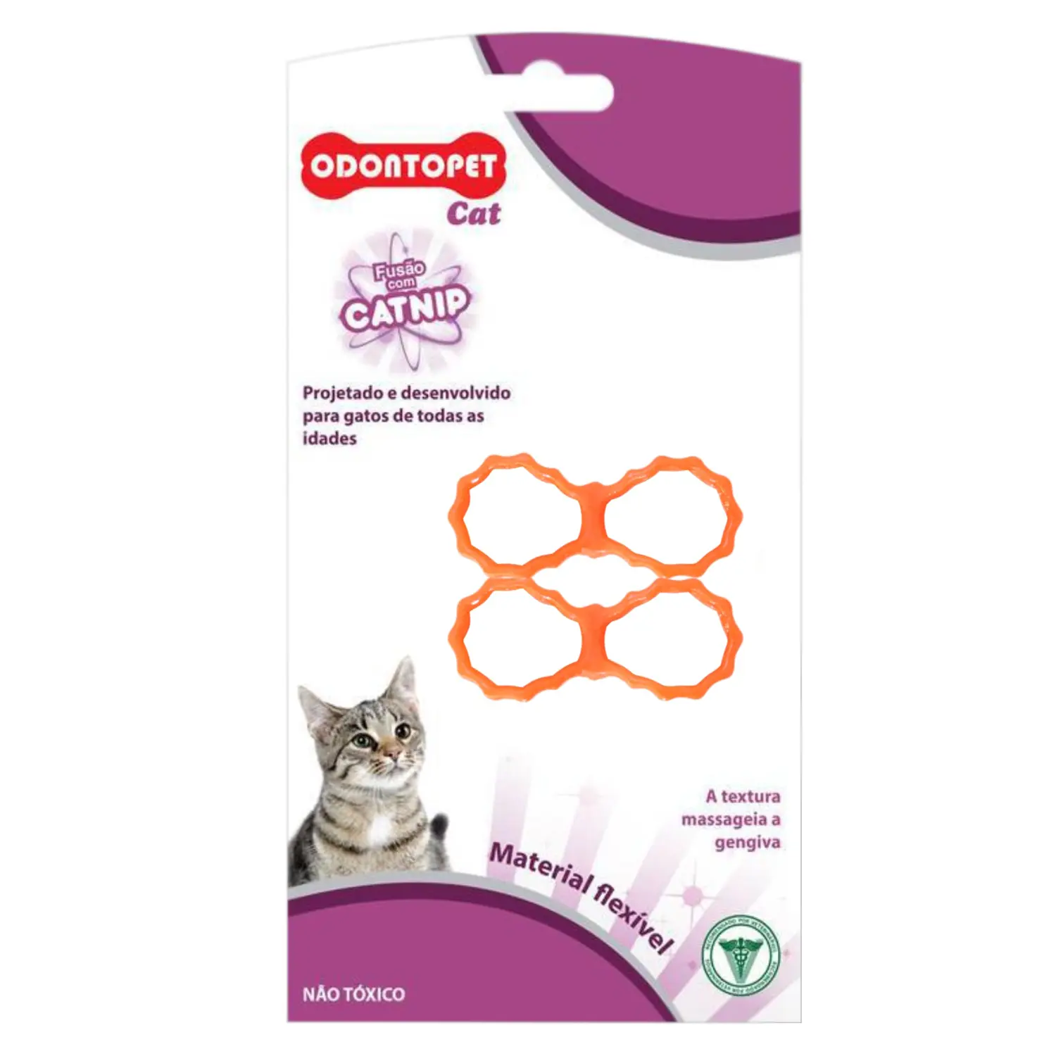 Brinquedo Laço com Catnip Odontopet Cat